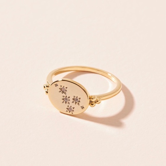 NWT Anthropologie Zodiac Ring Set Taurus 7 - Picture 3 of 7